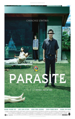 Portada de la película Parasite